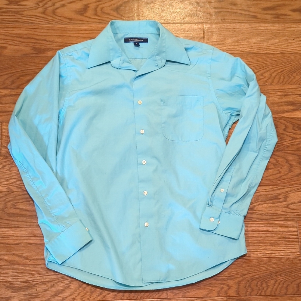 Croft & Barrow Blue Casual Button Down Shirt